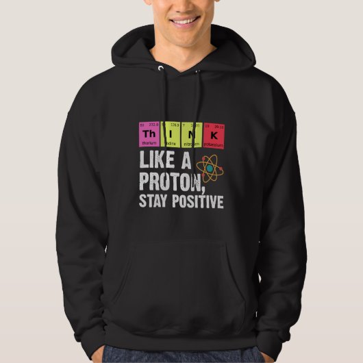scheikundige natuurkundigen leraar student proton  hoodie (Voorkant)
