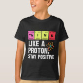 scheikundige natuurkundigen leraar student proton  t-shirt (Voorkant)