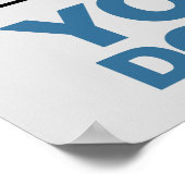 Scheikundige tas als je het krijgt of geen leraren poster (Hoek)