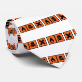 scheikundige tekens stropdas (Opgerold)