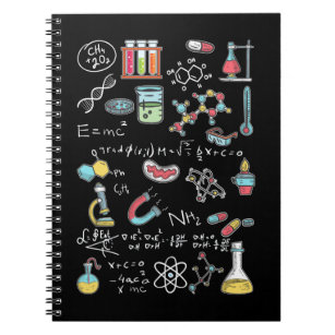 scheikundige wiskundige scheikundige natuurkundige notitieboek