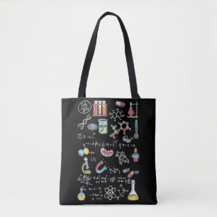 scheikundige wiskundige scheikundige natuurkundige tote bag