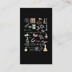 scheikundige wiskundige scheikundige natuurkundige visitekaartje