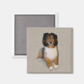 Scheldassenkruid portret magneet (Voorkant / Achterkant)