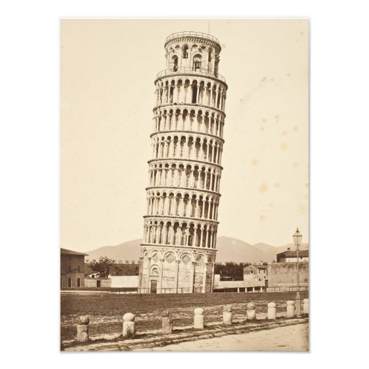 Schelde Toren van Pisa Foto Afdruk (Voorkant)