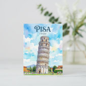 Schelde Toren van Pisa Italië Briefkaart (Staand voorkant)