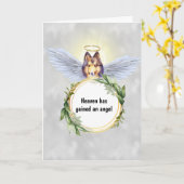 Scheldhondengel vleugels halo wadehemel kaart (Gele Bloem)