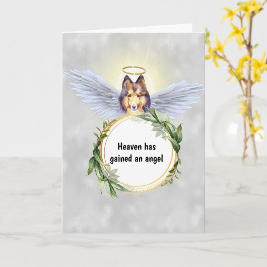 Scheldhondengel vleugels halo wadehemel kaart (Gele Bloem)