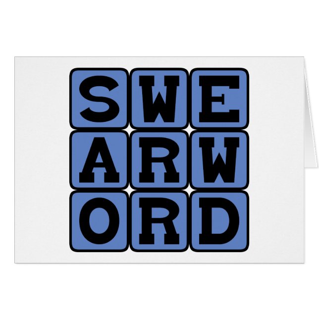 Scheldwoord, vloekwoord (Voorkant Horizontaal)