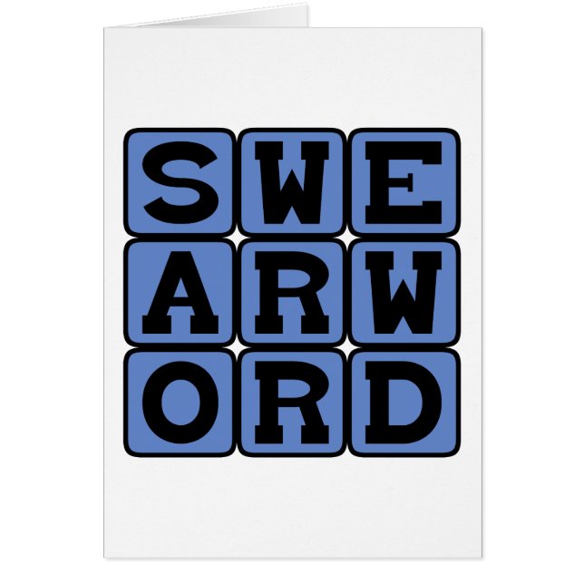 Scheldwoord, vloekwoord (Voorkant)