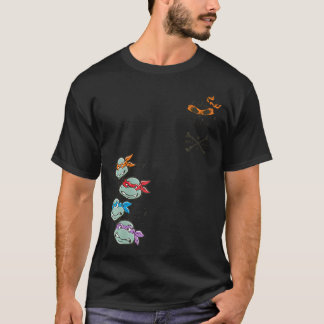 schele Mutant Ninja Turtle Rebel Skull Turtle T-shirt