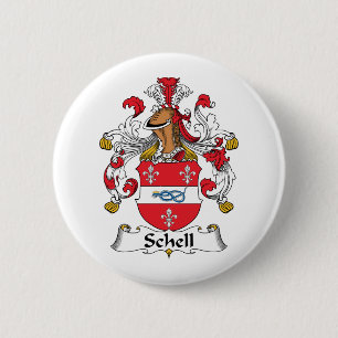 Schell Family Crest Ronde Button 5,7 Cm