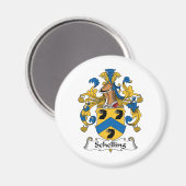 Schelling Family Crest Magneet (Voorkant / Achterkant)