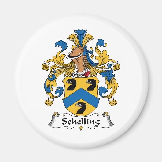 Schelling Family Crest Magneet (Voorkant)