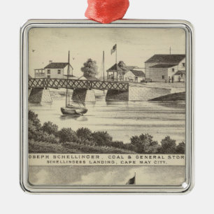 Schellinger Store and Ocean House Metalen Ornament