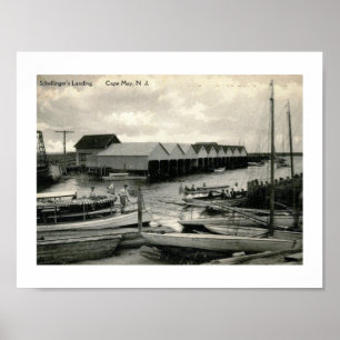 Schellinger's landing, Cape May, NJ  Poster