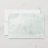 Schelp Aquarel Minimalistische Strand Bruiloft Save The Date (Achterkant)