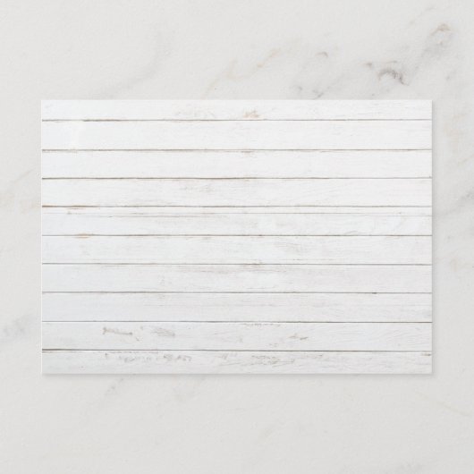 Schelp | Beach Weddenschap Advieskaart (Achterkant)