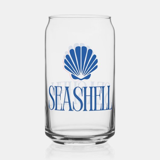Schelp Blikvorm Glas (Achterkant)