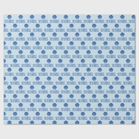 Schelp Cadeaupapier (Vlak)