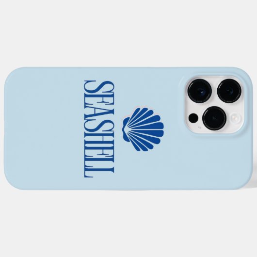 Schelp Case-Mate iPhone Case (Achterkant (horizontaal))