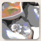 Schelp Close-up Drankjes Onderzetter (Voorkant)