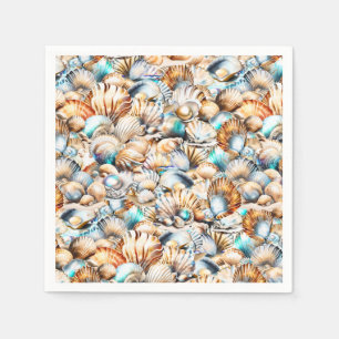 Schelp collage diamant sint-jakobsschelp chic servet