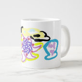 Schelp en zeester grote koffiekop (Voorkant rechts)