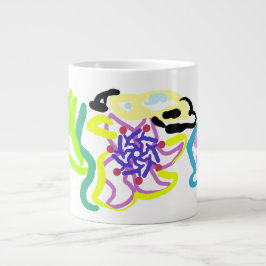 Schelp en zeester grote koffiekop