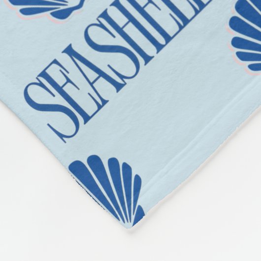 Schelp Fleece Deken (Hoek)