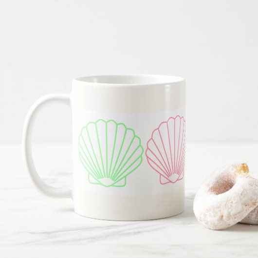 Schelp Koffiemok (Met donut)