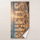 Schelp Luxe Kust Editorial Kunstwerk Badhanddoek (Badhanddoek)
