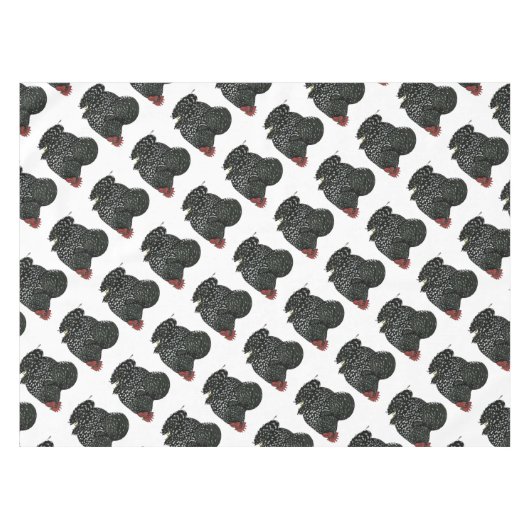 Schelp: Mottled Rooster Tafelkleed (Voorkant (Horizontaal))