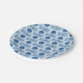 Schelp Papieren Bordje (Gekanteld)