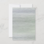 Schelp Parels Strand Bruiloft RSVP Kaartje (Achterkant)