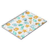 schelp patroon notitieboek (Linkerzijde)