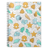 schelp patroon notitieboek (Voorkant)