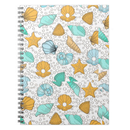 schelp patroon notitieboek