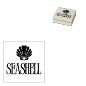 Schelp Rubberstempel (Gestempeld)