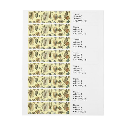 schelp schelp schelp schelp schelp elegante klassi adreslabel wikkel (Vel)