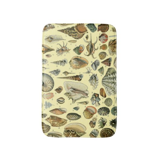 schelp schelp schelp schelp schelp elegante klassi badmat (Voorkant Verticaal)