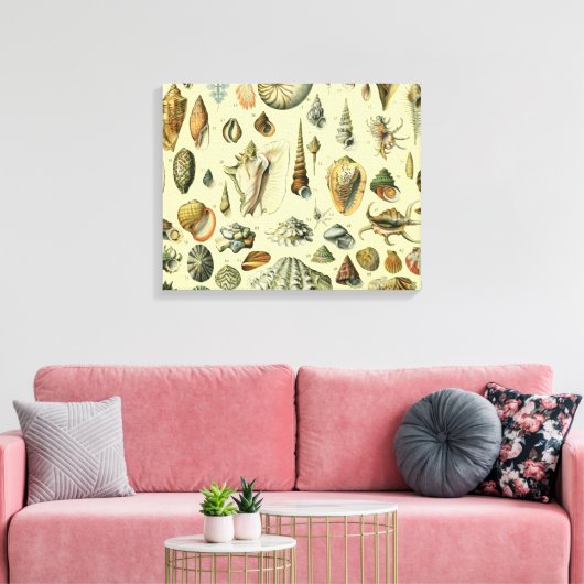 schelp schelp schelp schelp schelp elegante klassi canvas afdruk (Insitu (Woonkamer))