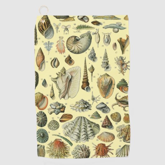 schelp schelp schelp schelp schelp elegante klassi golfhanddoek (Voorkant)