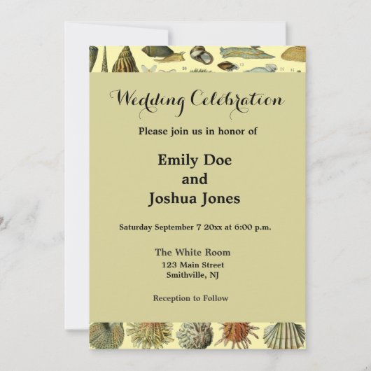 schelp schelp schelp schelp schelp elegante klassi kaart (Voorkant)