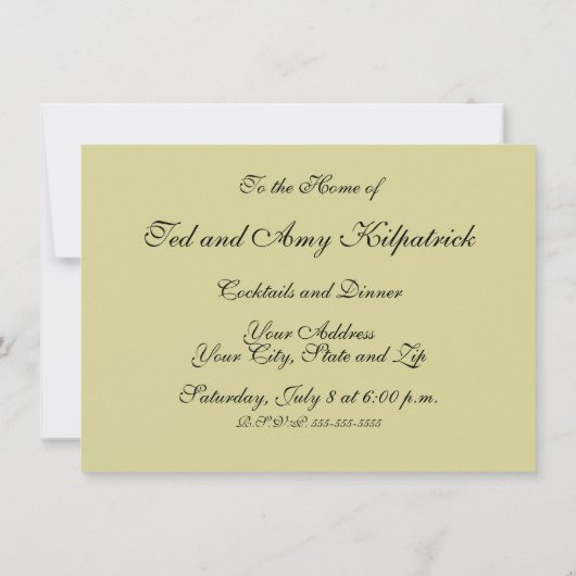 schelp schelp schelp schelp schelp elegante klassi kaart (Achterkant)