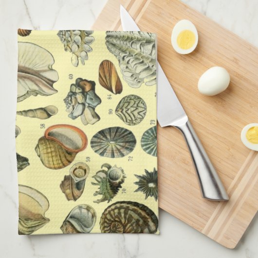 schelp schelp schelp schelp schelp elegante klassi theedoek (Quarter Fold)