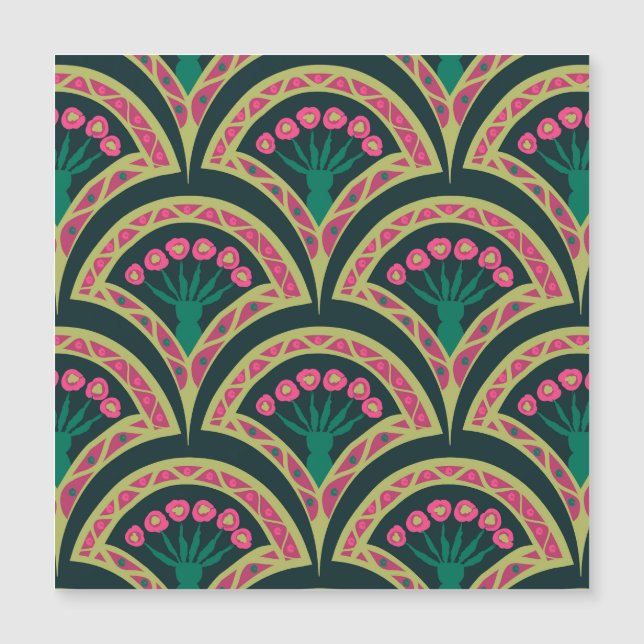 schelp-vormig groen patroon (Voorkant)