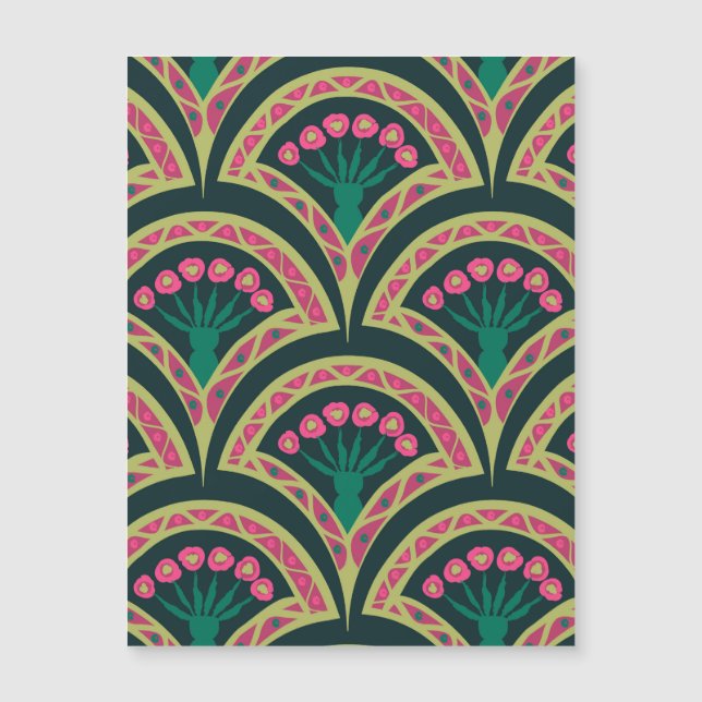 schelp-vormig groen patroon (Voorkant)