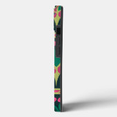 schelp-vormig groen patroon Case-Mate iPhone case (Achterkant / Links)