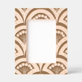 schelp-vormig groen patroon gegraveerde lijstjes (Voorkant)